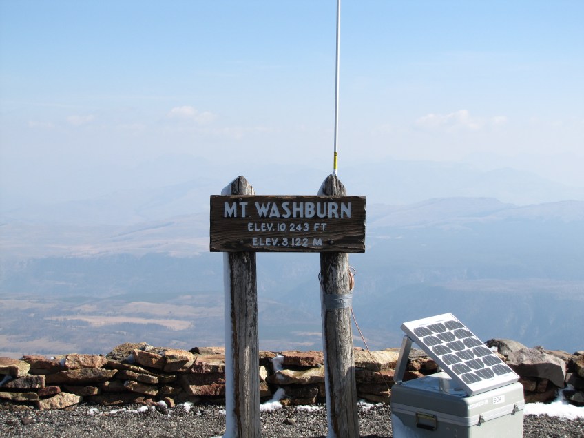Sommet du Mont Washburn